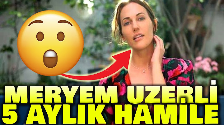 Meryem Uzerli 5 Aylık Hamile, Babasın Söylemedi!