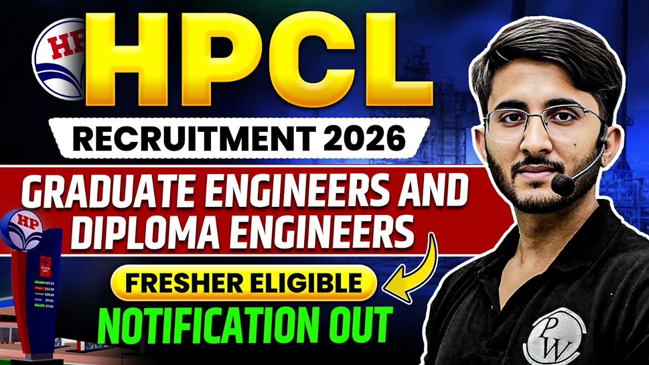 HPCL RECRUITMENT 2026 OUT 😱 | Graduate & Diploma Engineers | Golden Opportunity for Engineers!