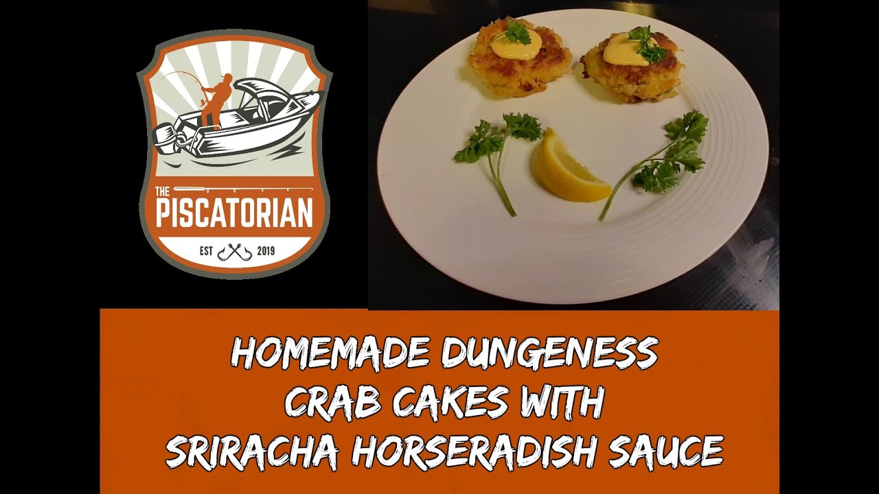 Homemade Crab Cakes With A Horseradish Sriracha Sauce YouTube