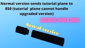 Plane Crazy - Magnetic hover drive Tutorial