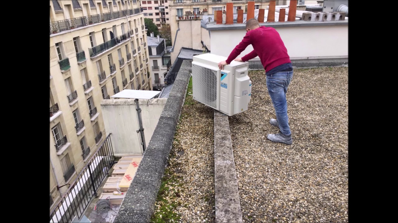 Climatisation Daikin installé sur toit YouTube — free download