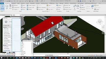 Revit 2020 Basic Architectural Modelling 1- 3: Status, Views and Option Bars User Interface