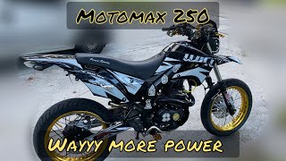 1st ride with the Nibbi carb (PE30mm) | Bashan Motomax 250