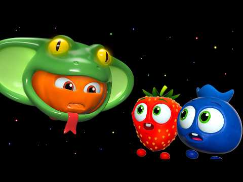 🐍Soy Una Serpiente: ¡7 Frutas Se Transforman y Bailan! 🍓| Funky Frutas Sensorial para Bebés