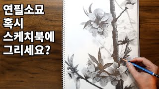 스케치북에 그리지 마세요. / 기초소묘, 그림독학, 드로잉 pencil drawing