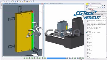Dassault Systemes CATIA V5 interface to VERICUT CNC simulation software