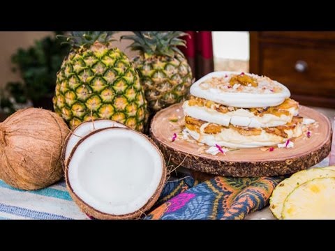 Home & Family - How to Make a Pineapple Coconut Meringue Torte