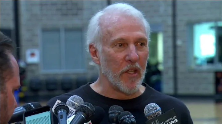 SPURS COACH POPOVICH ALMOST CRIES OVER TIM DUNCANS RETIREMENT!!