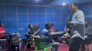 A rehearsal of Pharrell Williams - Happy at the Music Department of Bowen University, Iwo, Nigeria