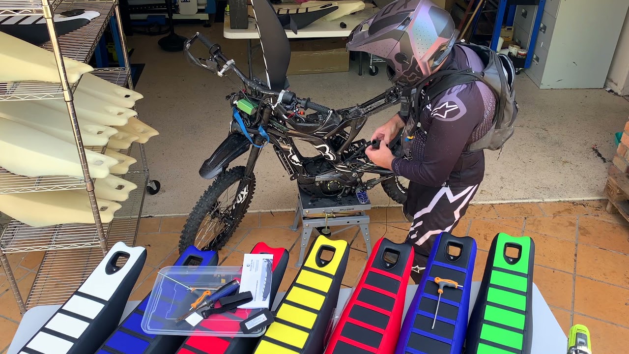 MX replacement seat install guide YouTube