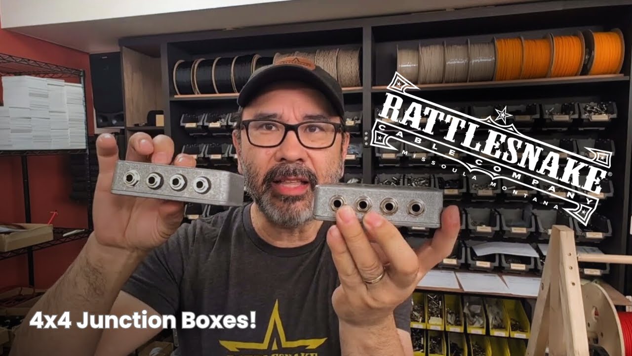 Why Use a 4x4 Junction Box on Your Pedalboard? | Rattlesnake Cable Co.