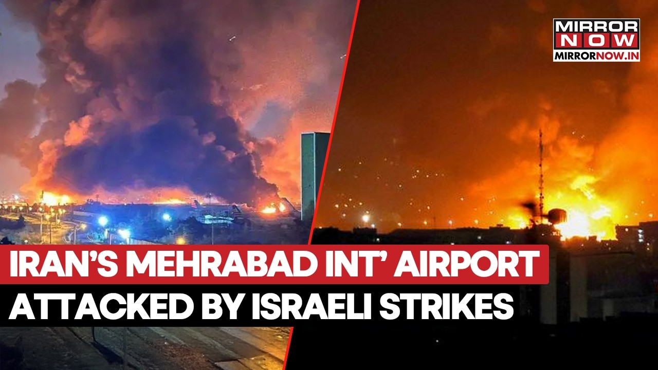 Iran's Mehrabad International Airport Stuck By US & Israel During Military Operation In Tehran