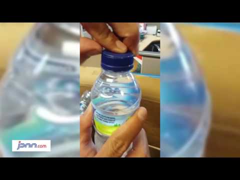 Viral, Tutup Botol Aqua Bisa Dicukil