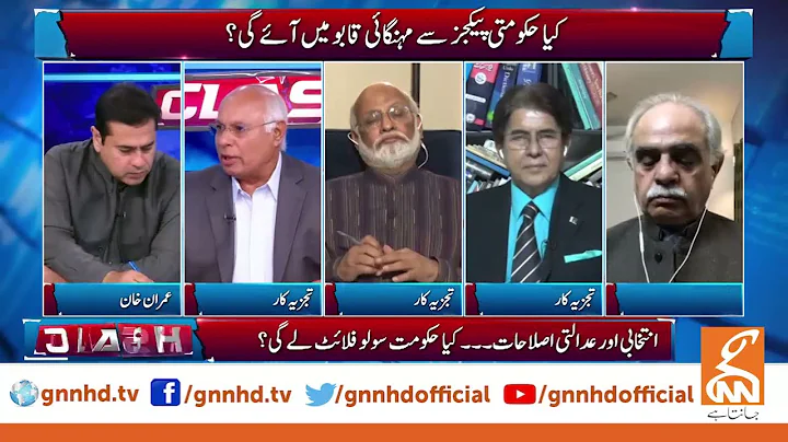 Hafeez Choudhary in program Clash With Imran Riaz Khan Part - 2