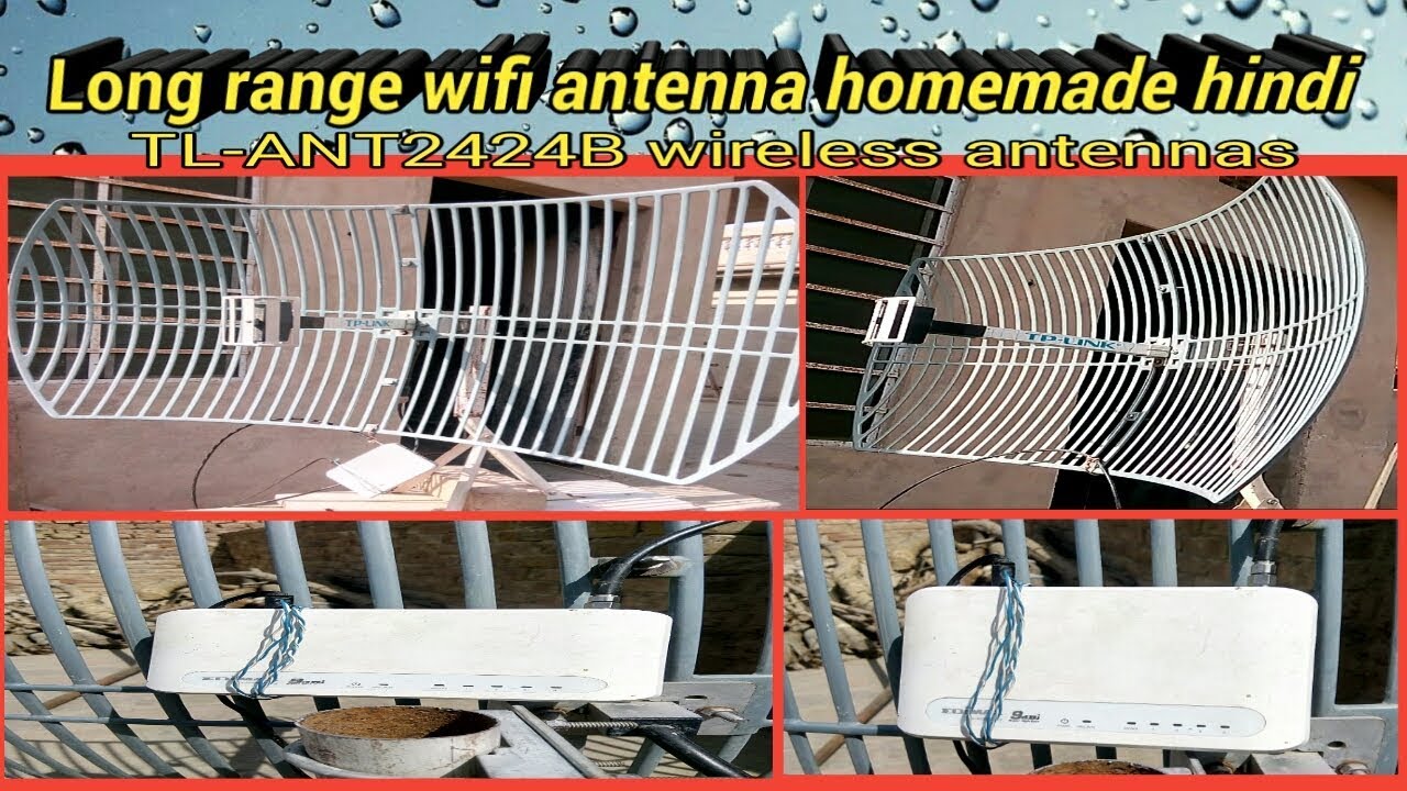 Long range wifi antenna homemade hindi YouTube