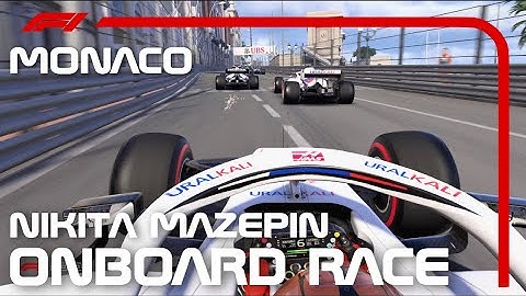 F1 2021 Gameplay Nikita Mazepin Onboard at Monaco Grand Prix ( F1 2021 Mod )