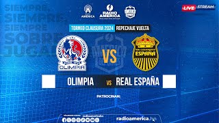 EN VIVO:  Olimpia Vs Real España  Repechaje Vuelta