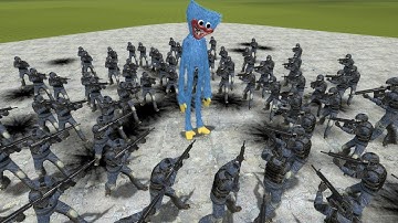 HUGGY WUGGY VS SCP GUARD!!! Garrys Mod Sandbox