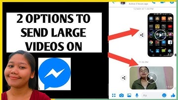 How to Send Large Videos on Messenger 2020 (2 Options) No need Gmail/Google Drive