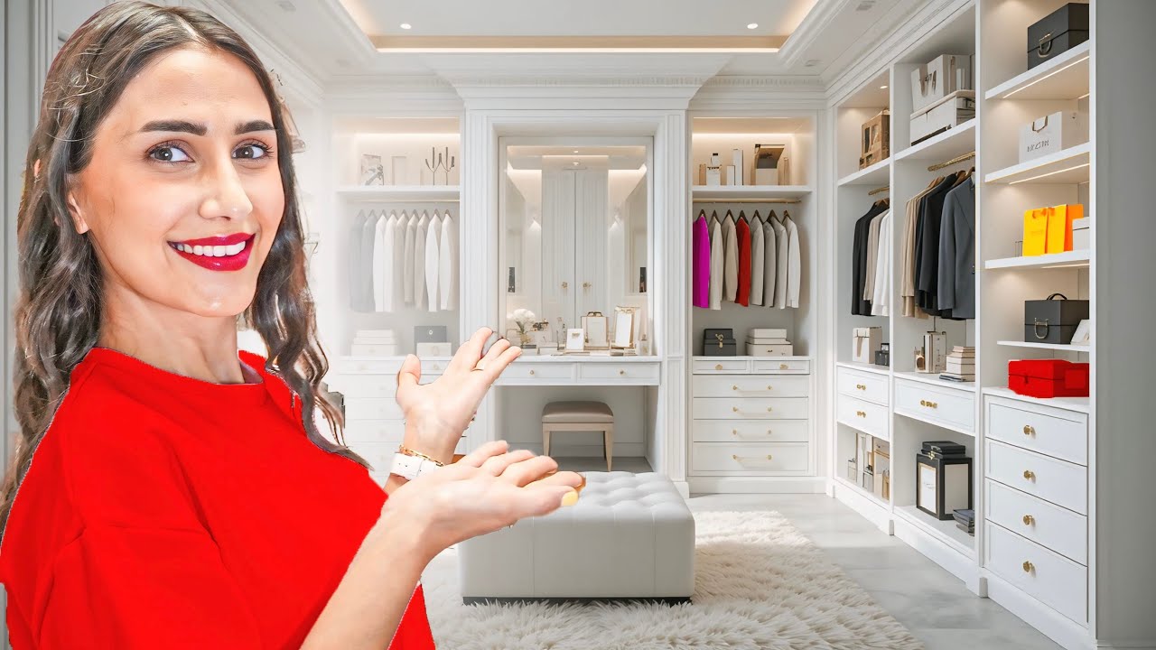 جولة بغرفة ملابسي الجديدة 👠 واخيراً !