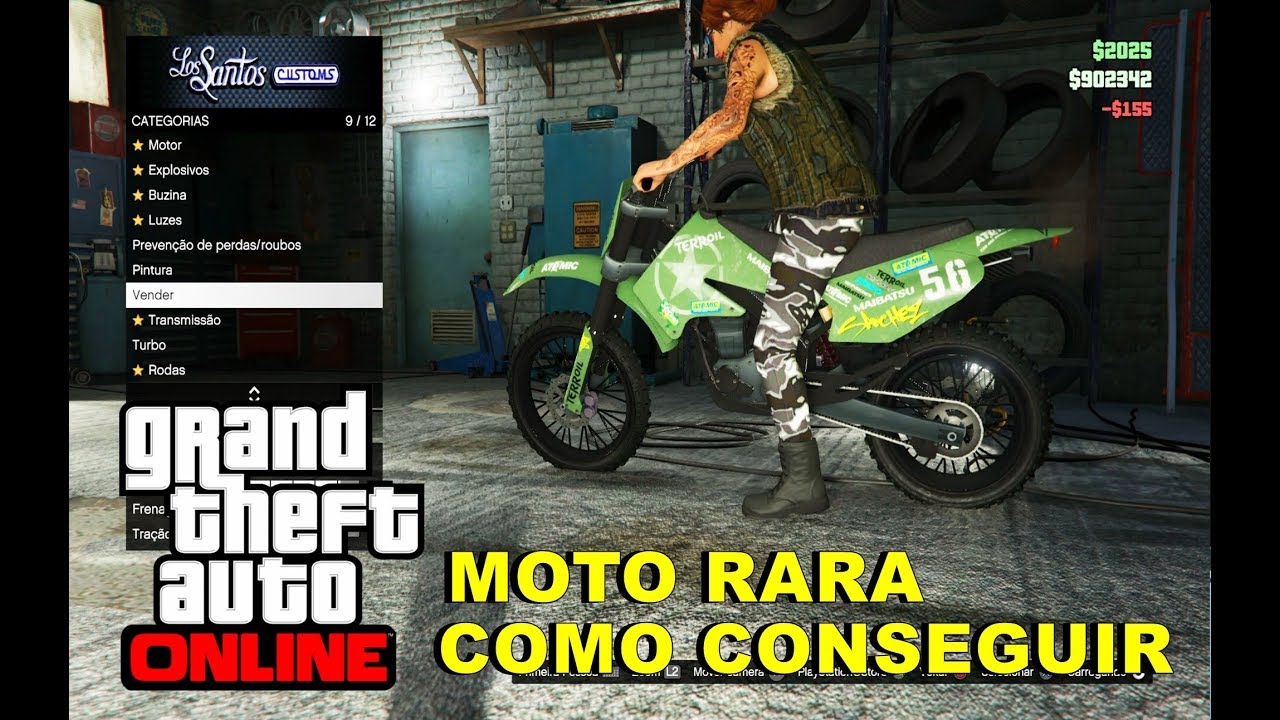 GTA 5 Codigo da Moto de Trilha Sanches / Manha Da Moto de Trilha