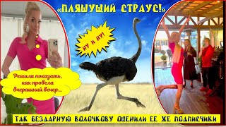 «Пляшущий страус», так бездарную Волочкову оценили ее же подписчики