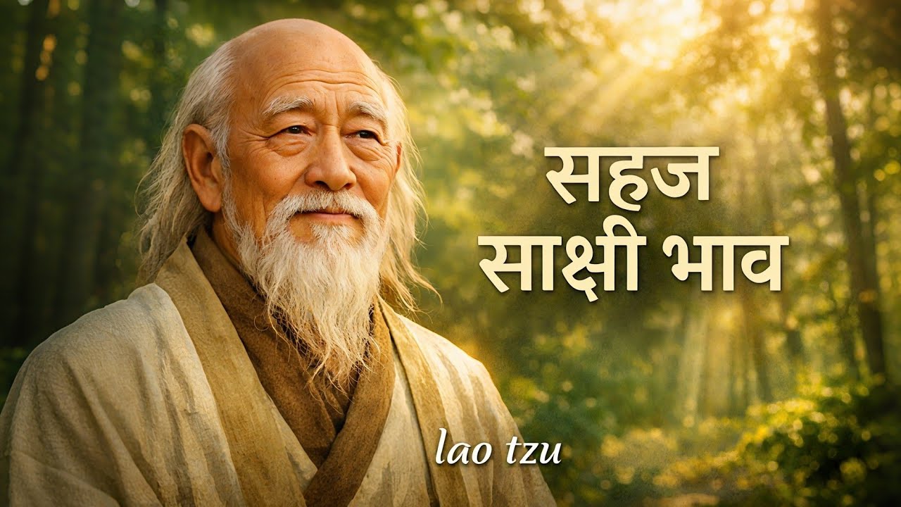 Lao tzu  का रहस्य सहज साक्षी भाव से जीवन बदलें मन की शांति और आत्मज्ञान का मार्ग