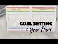 5-Year and 10-Year Goal Setting