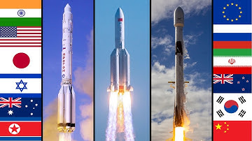 Rocket Launch Countdown Compilation (Different Languages)