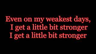 A Little Bit Stronger- Sara Evans ( with lyrics )