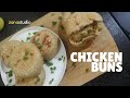 Chicken buns recipe by zana studio  homemade bun recipe