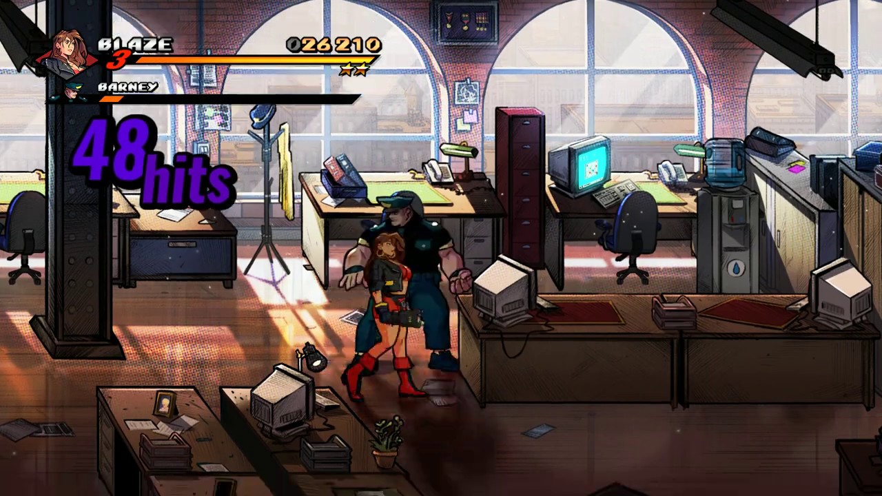 Streets of Rage 4 Arcade Mode Playthrough / Longplay - Hard - Blaze Fielding