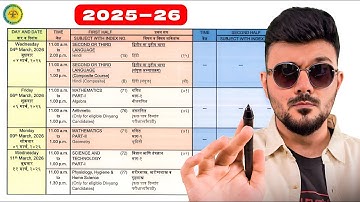 SSC class 10th Board Exam Time Table 2026 RELEASED😱🔥 | Maharashtra Board