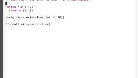 Dynamic vs lexical scope