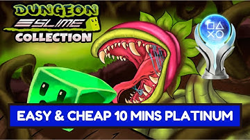 EASY & CHEAP PLATINUM- Dungeon Slime Collection 100% Trophy & Achievement Guide