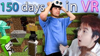 GeorgeNotFound's 150 Days in Minecraft VR was Crazy...