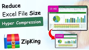 Compress Excel Files FAST - WMaster ZipKing Compression Guide