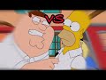 Peter Griffin VS Homer Simpson Full Uncut Battle Peter Griffin VS Homer Simpson Full Uncut Battle