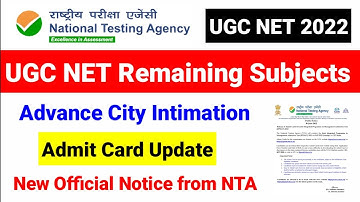 Official Notice !! Remaining UGC NET Exam City Intimation !! UGC NET Admit Card | UGC NET MENTOR