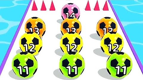 Marble Run 🏆 3D Game Color Ball Race Gameplay Android IOS Level 3196