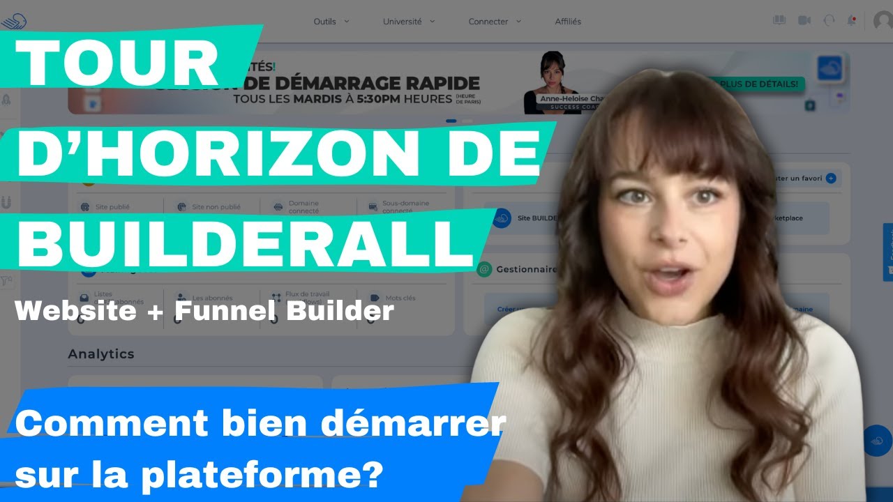 Tour d'horizon de la plateforme Builderall