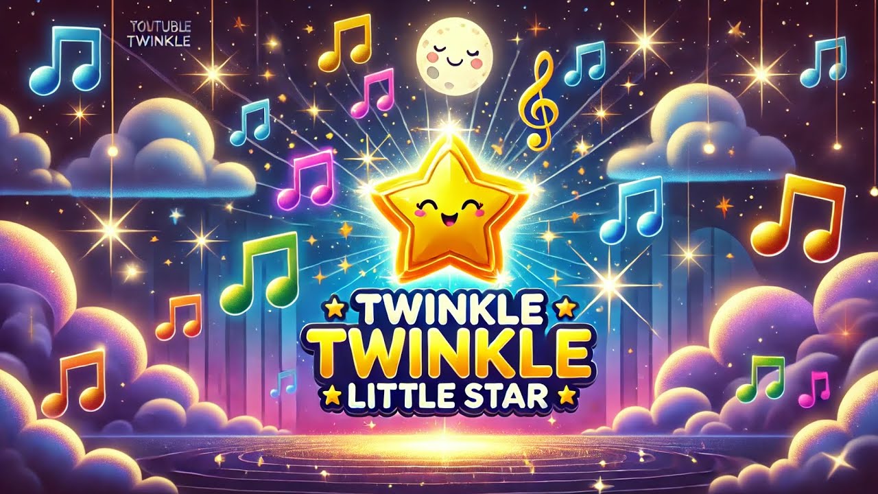 Twinkle Twinkle Little Star 🌟 | Magical Animated Kids Song for Bedtime ...