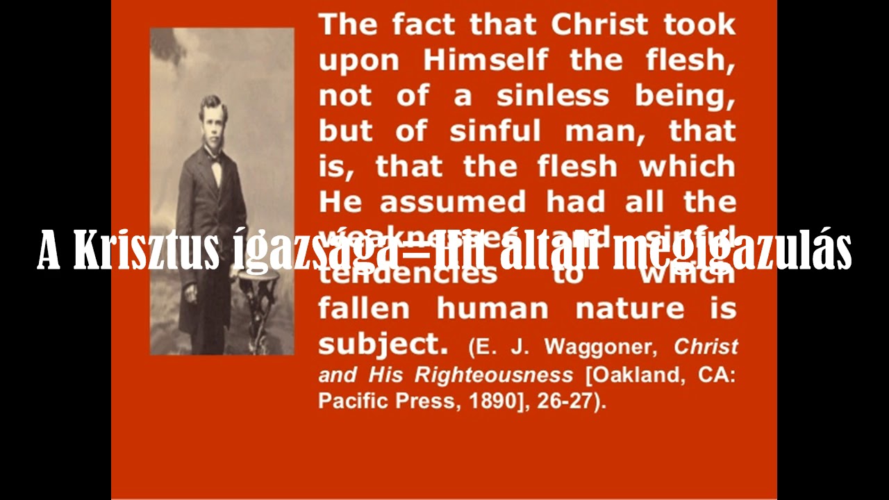 Sohlmann Károly -- Krisztus ígazsága (mint gyógyír...)