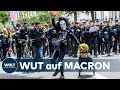 FRANKREICH: Erneut Demonstrationen gegen Gesundheitspass und Impfpflicht | WELT Thema