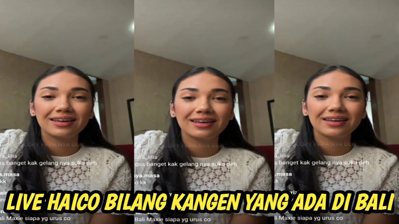 HAICO KANGEN KESAYANGAN Yg ADA DI BALI. KALO DI AJAK KE JAKARTA GA TERBIASA HIDUP DIKOTA