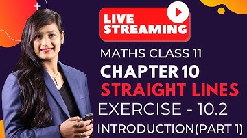 Class 11 Maths Chapter 10, Exercise 10.2 (Introduction &  Ex. 6, 7, 8) | Straight Lines