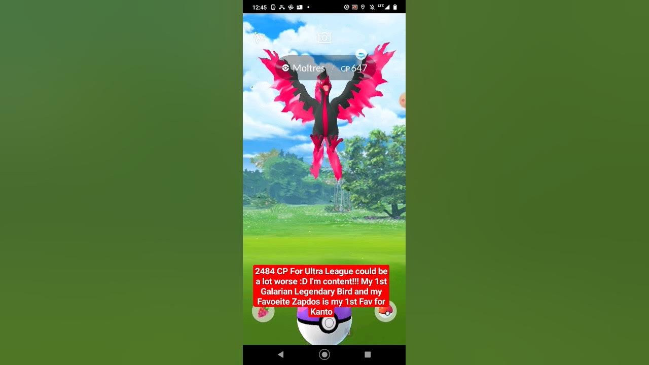 Galarian Moltres - Pokemon Go