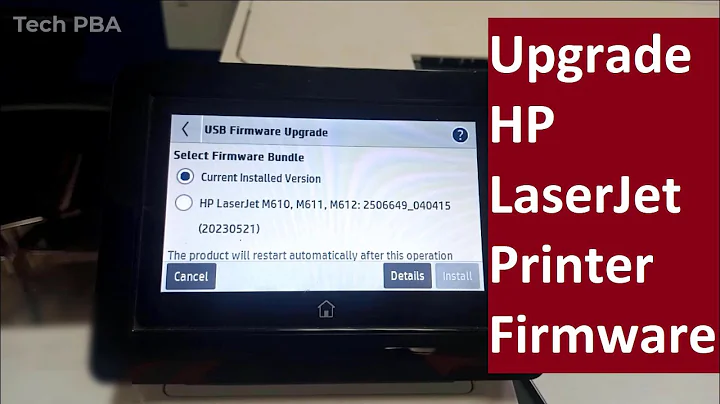Upgrade Your HP LaserJet Printer's Firmware | HP LaserJet Enterprise M611 Firmware Upgrade
