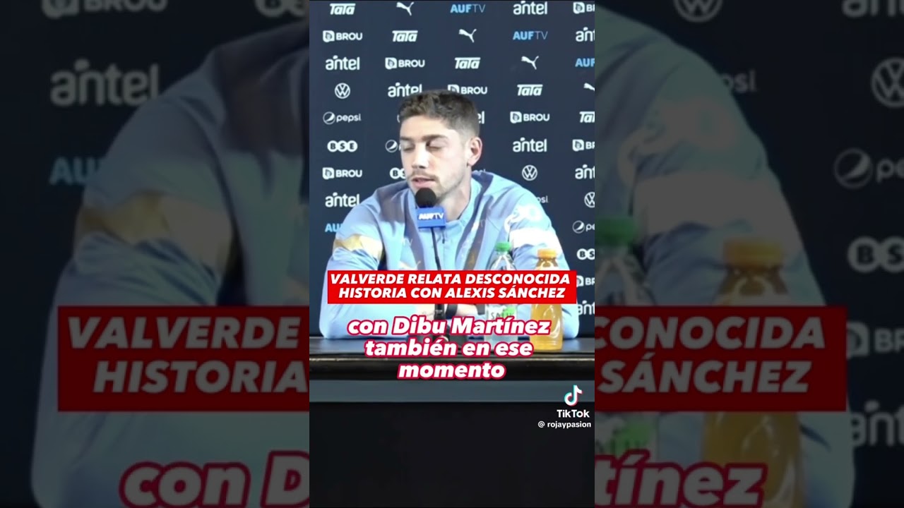 ¡TREMENDO ALEXIS! 👏 Federico Valverde relató desconocida historia humana de Alexis Sánchez