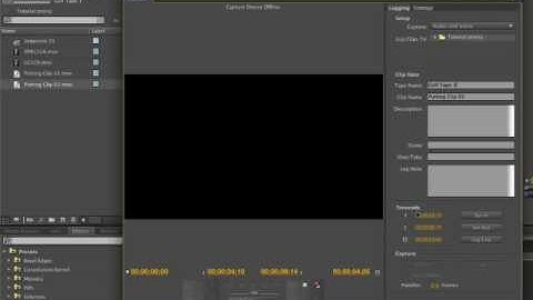 FMC Tutorial - Capturing Footage in Premiere Pro CS4